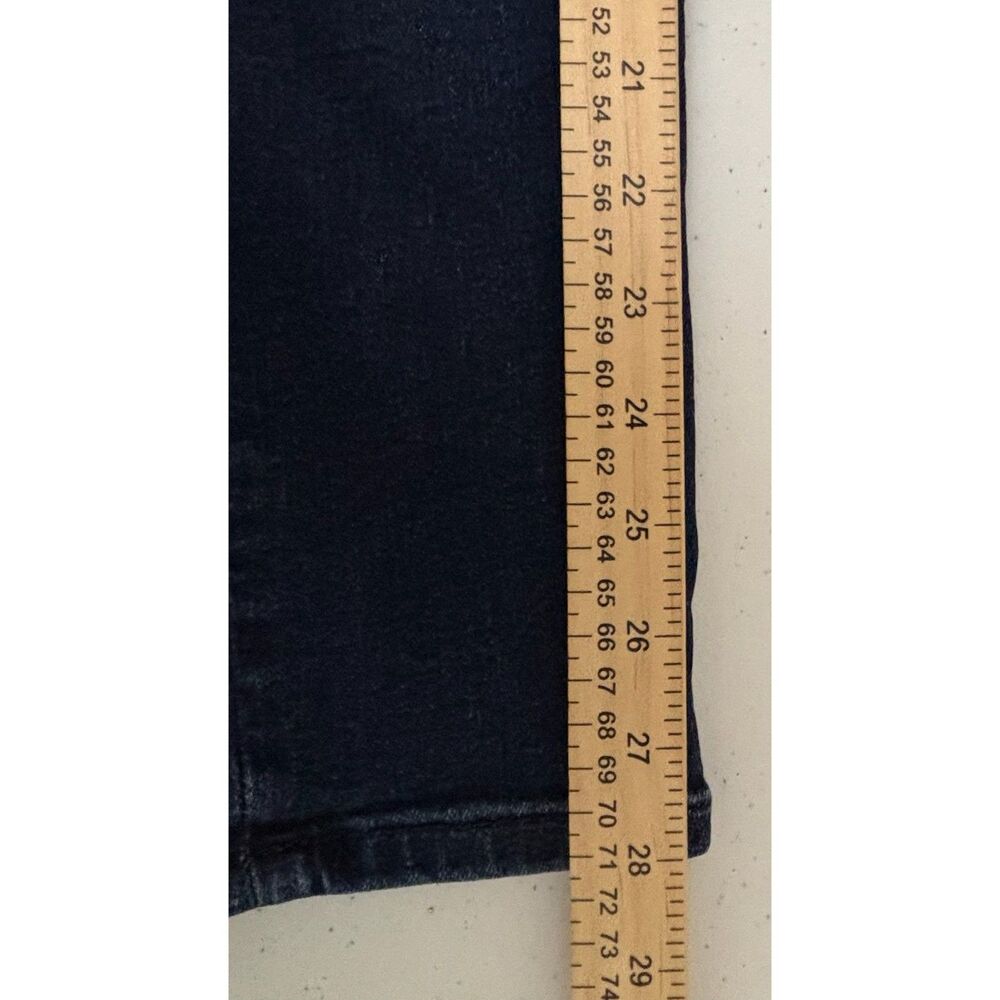 Good American Jeans Womens 6 28 Dark Wash Blue Denim Stretch Mid Rise GL873CET - Picture 7 of 9
